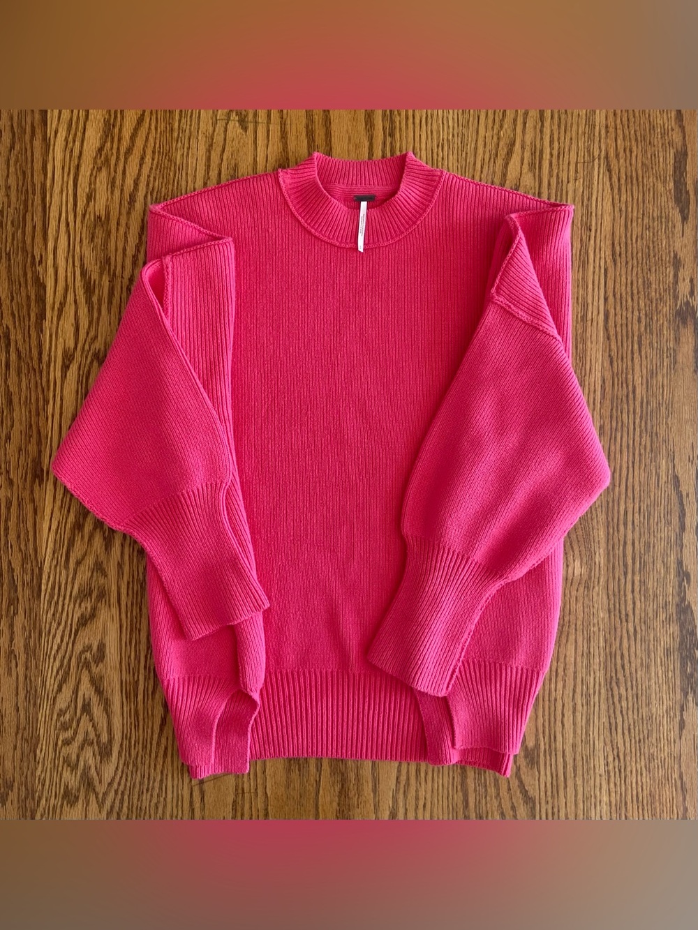 Free People Ribbed Knit Sweater